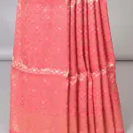Pink jaal jacquard banarasi silk saree